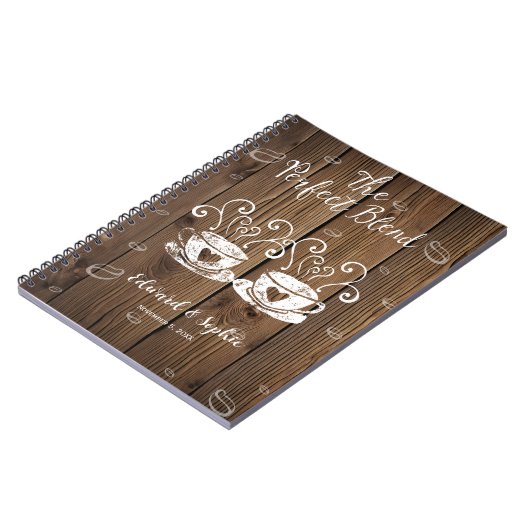 koffieover bruiloft planner boek bridde planning notitieboek (Linkerzijde)