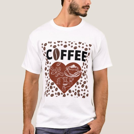 Koffieover T-Shirt (Voorkant)