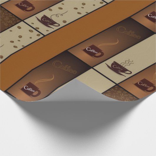 Koffieoverlooppapier Cadeaupapier (Hoek)