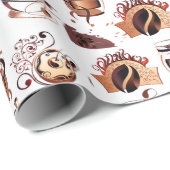 Koffieoverlooppapier Cadeaupapier (Rol Hoek)