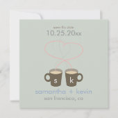 Koffieovers Datum opslaan Save The Date (Voorkant)