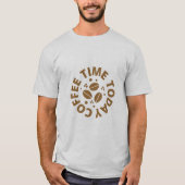 koffieovers en koffie-reddingslijn t-shirt (Voorkant)
