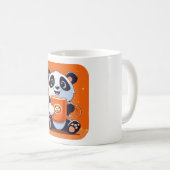 Koffiepanda: schattigheid overbelasting koffiemok (Voorkant rechts)