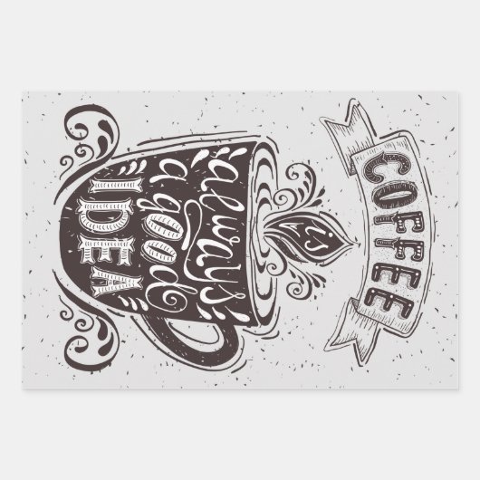 Koffiepapier met deklaag inpakpapier vel (Voorkant 3)