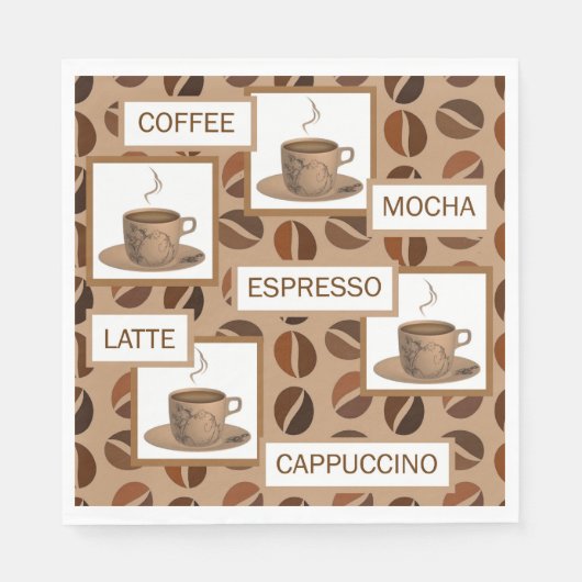 Koffiepapier Servet (Voorkant)