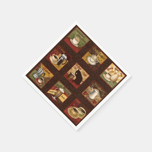  koffiepapier, servetten (Hoek)