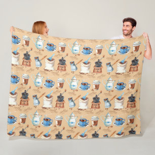 Koffiepapier voor waterverf fleece deken