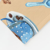 Koffiepapier voor waterverf fleece deken (Hoek)