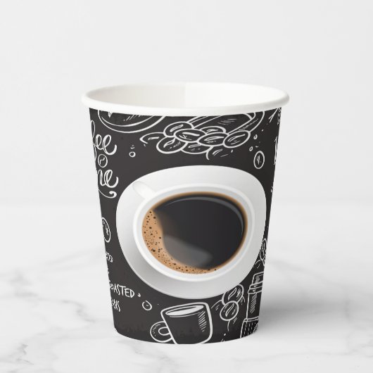 Koffiepapierbekertjes Papieren Bekers (Links)