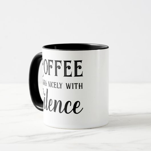 Koffieparen Nicely met stilte Mok (Voorkant links)