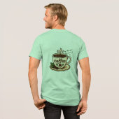 Koffieparfum Tri-Blend Shirt (Voorkant)