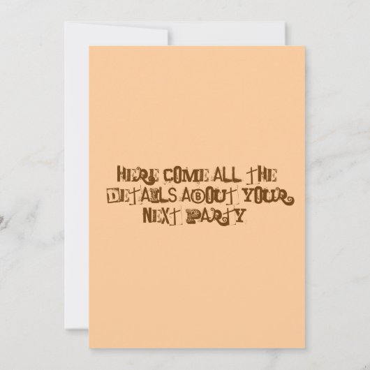 Koffiepartij Kaart (Achterkant)