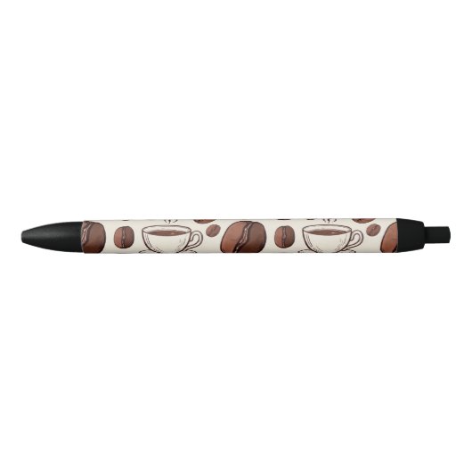 Koffiepatroon 2 zwarte inkt pen (Voorkant)