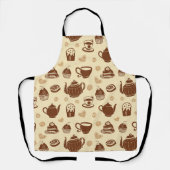 Koffiepatroon Apron Schort (Voorkant)