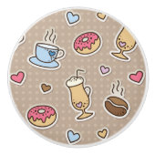 Koffiepatroon Keramische Knop (Voorkant)