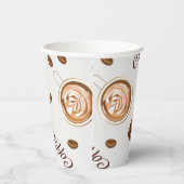 Koffiepatroon Papieren Bekers (Rechts)