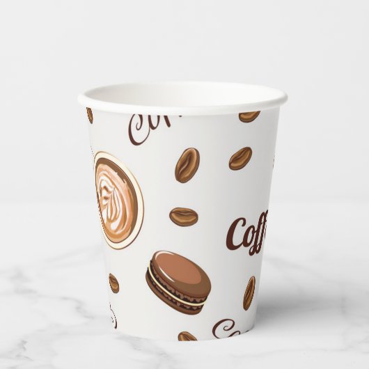 Koffiepatroon Papieren Bekers (Voorkant)