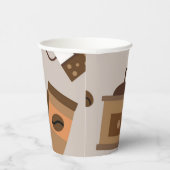 Koffiepatroon Papieren Bekers (Rechts)