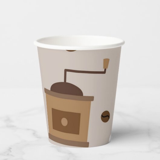 Koffiepatroon Papieren Bekers (Voorkant)