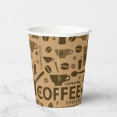 Koffiepatroon Papieren Bekers (Rechts)