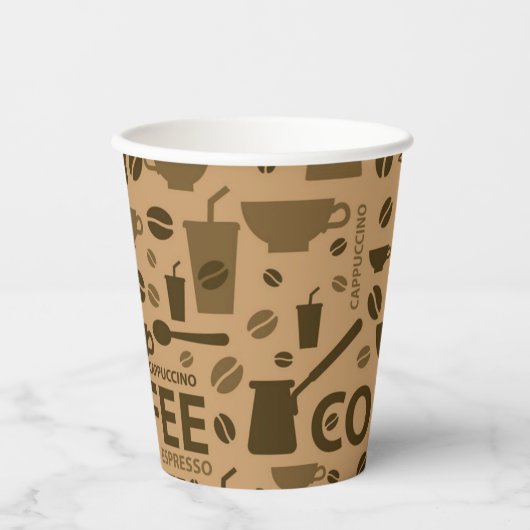 Koffiepatroon Papieren Bekers (Voorkant)
