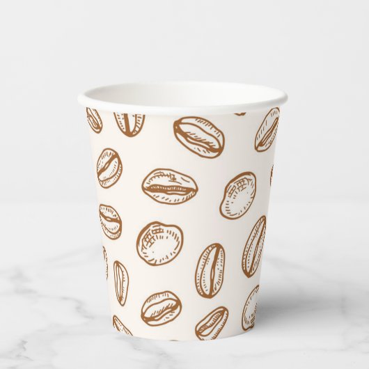 Koffiepatroon Papieren Bekers (Voorkant)