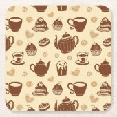Koffiepatroon PapierOnderzetter Kartonnen Onderzetters (Voorkant)