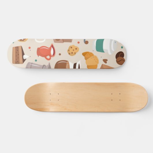 Koffiepatroon Persoonlijk Skateboard (Horizontaal)