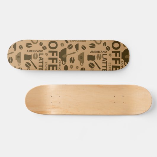 Koffiepatroon Persoonlijk Skateboard (Horizontaal)