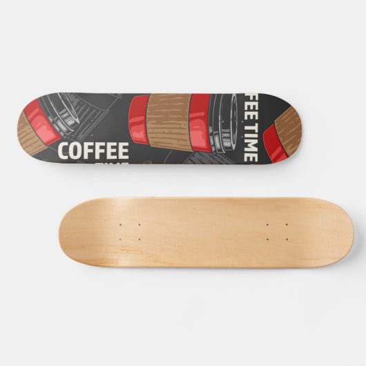 Koffiepatroon Persoonlijk Skateboard (Horizontaal)
