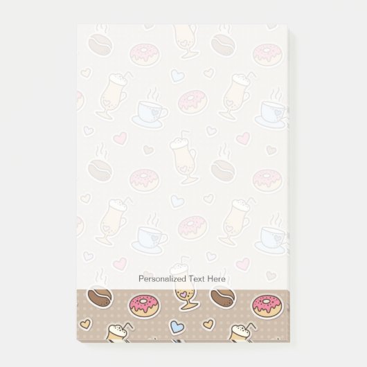 Koffiepatroon Post-it® Notes (Voorkant)