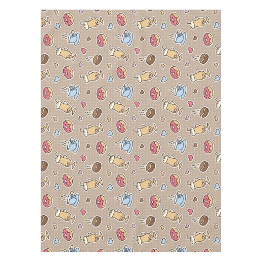 Koffiepatroon Tafelkleed (Voorkant)