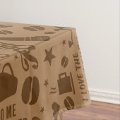 Koffiepatroon Tafelkleed (Voorbeeld)