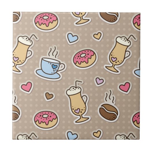 Koffiepatroon Tegeltje (Voorkant)