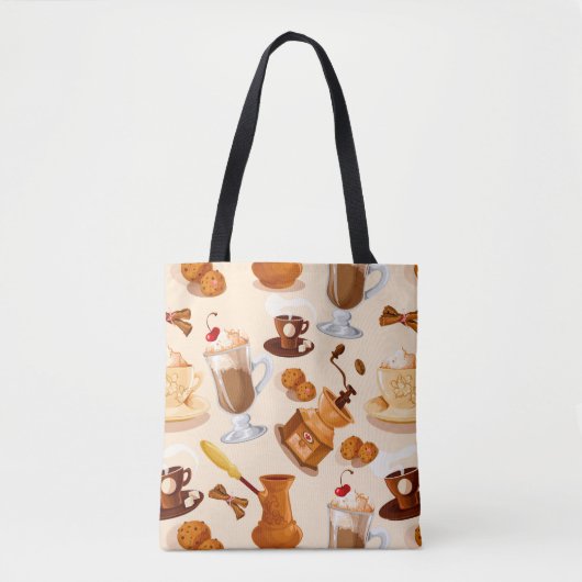 Koffiepatroon Tote Bag (Voorkant)