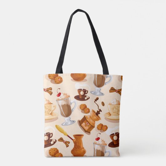 Koffiepatroon Tote Bag (Achterkant)