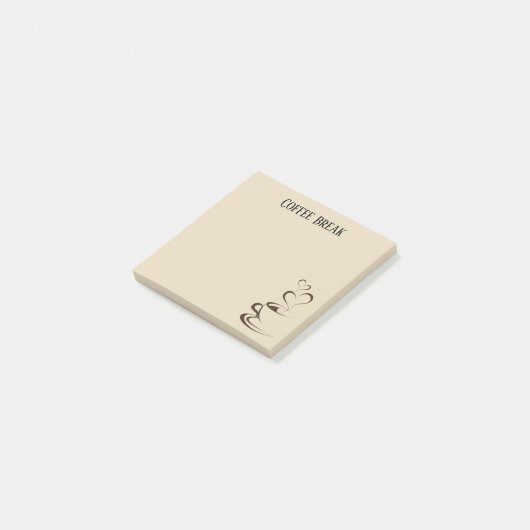 Koffiepause Post-It-notities Post-it® Notes (Schuin)