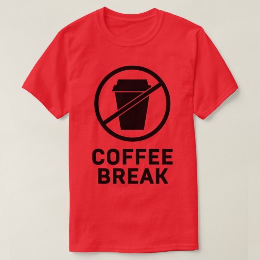 Koffiepauze 5 t-shirt (Design voorkant)