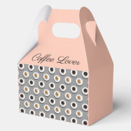 Koffiepauze. Bedankdoosjes