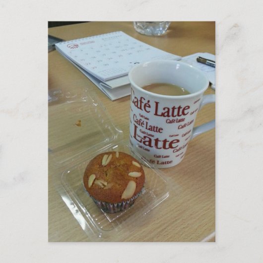 Koffiepauze Briefkaart (Voorkant)