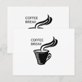 Koffiepauze Briefkaart (Voorkant / Achterkant)