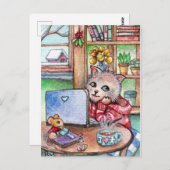 Koffiepauze Briefkaart (Voorkant / Achterkant)