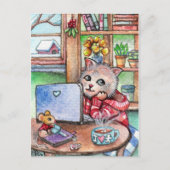 Koffiepauze Briefkaart (Voorkant)