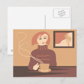 Koffiepauze Briefkaart (Voorkant / Achterkant)