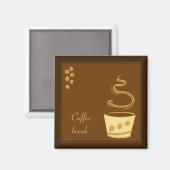 Koffiepauze - Business Magnet Design (Voorkant / Achterkant)
