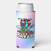 koffiepauze-buzz seltzer blikjeskoeler (Seltzer Voorkant)