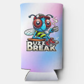 koffiepauze-buzz seltzer blikjeskoeler (Achterkant)