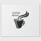 Koffiepauze Cadeaupapier (Vlak)