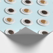 Koffiepauze. Cadeaupapier (Hoek)