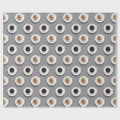 Koffiepauze. Cadeaupapier (Vlak)